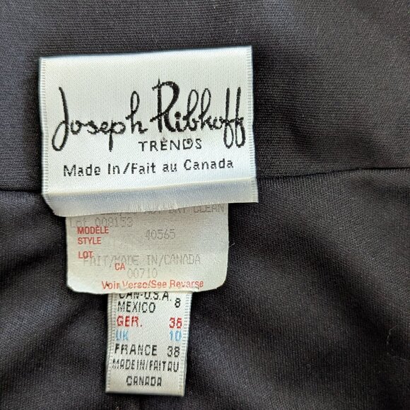 Joseph Ribkoff Glam Sparkle Elevated Old Money Geometric Stripe Jacket 8 - Picture 2 of 9